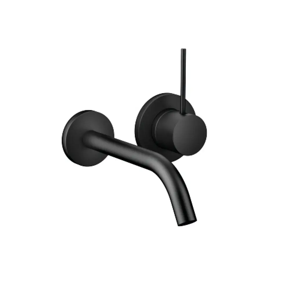 Dornbracht-META-Waschtisch-Wand-Einhandbatterie-Ausladung 190mm-schwarz matt, 36860662-33 Galeriebild 1